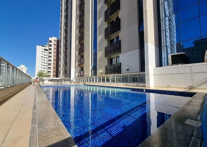 S4 Hotel Aguas Claras Brasilia Flat Particular Fora Do Pool Sem Cafe Com Garagem