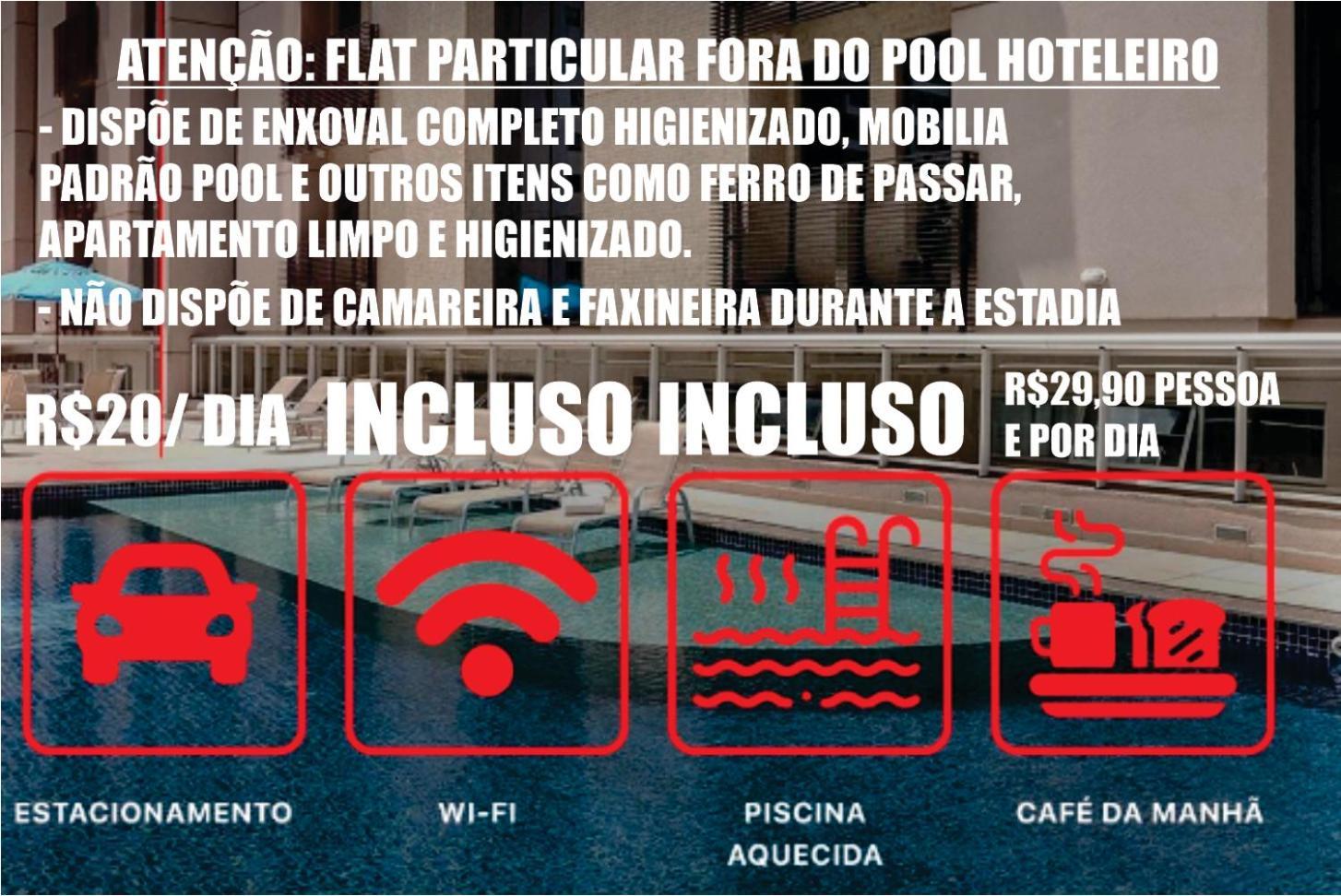 S4 Aguas Claras Flat Particular Fora Do Pool Sem Cafe Com Garagem Apartment Brasilia